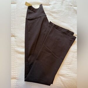 NWT aerie Chocolate Brown Flare Leggings